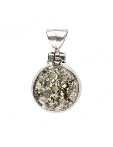 Ciondolo in pirite a forma di cerchio...