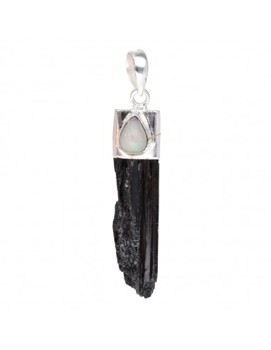 Pendentif Tourmaline noire avec...