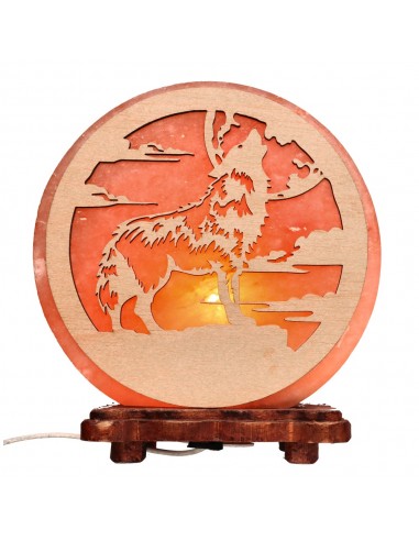 Lampada di sale Lupo FUORI CATALOGO