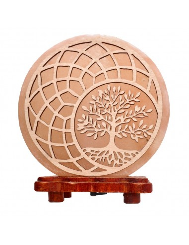 Lampada di sale "Cosmic Seed" fuori...