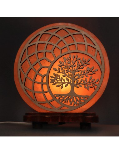 Lampada di sale "Cosmic Seed" fuori...