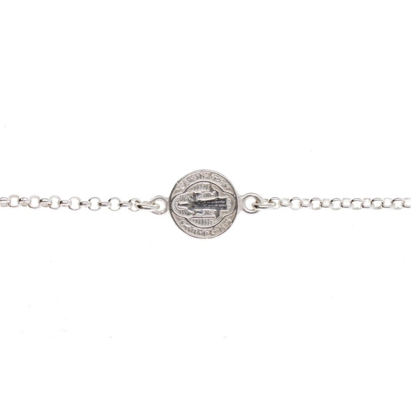 Bracciale di San Benedetto in Argento Sterling 925