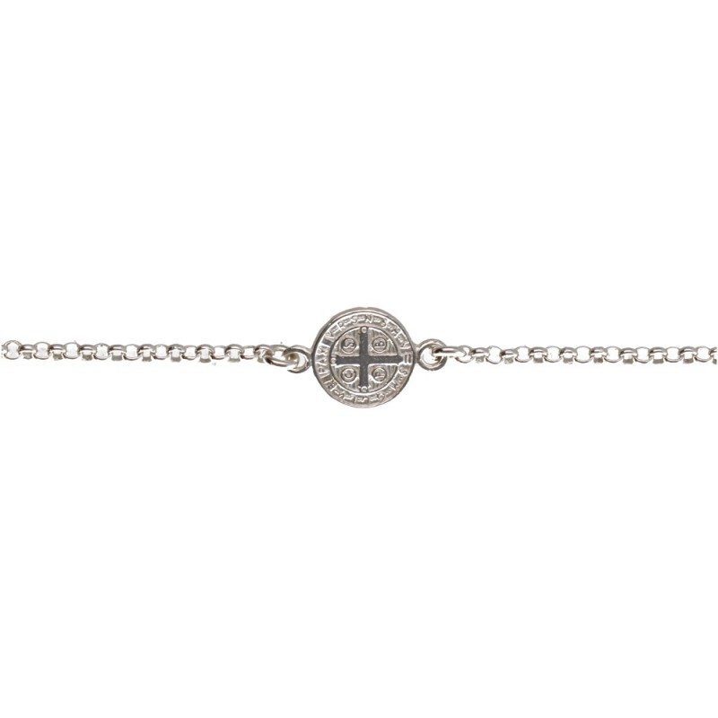Bracciale di San Benedetto in Argento Sterling 925