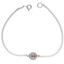 Pulsera de San Benito en Plata de Ley 925