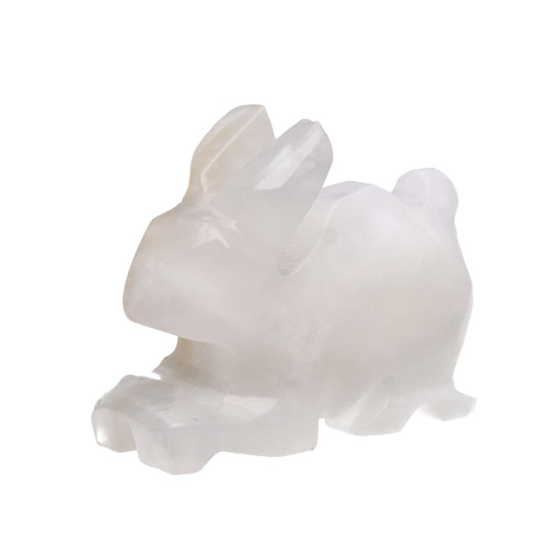 Famiglia di Conigli Calcite Multicolore