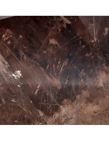 Quartz Rutilé Fumé Poli (CR5)