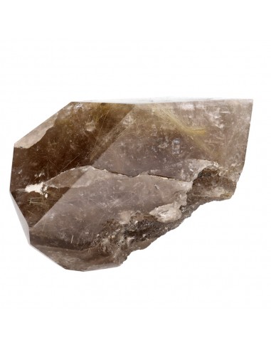 Polished Smoky Rutilated Quartz (CR10)