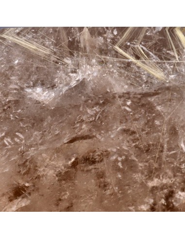 Polished Smoky Rutilated Quartz (CR9)