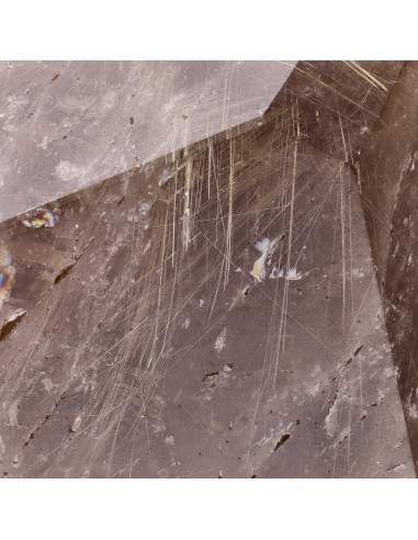 Quartz Rutilé Fumé Poli (CR11)