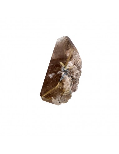Polished Smoky Rutilated Quartz (CR18)