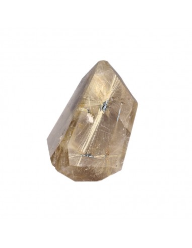 Polished Smoky Rutilated Quartz (CR20)