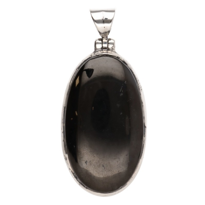 Ciondolo in Shungite in Argento Sterling 925 (63J)