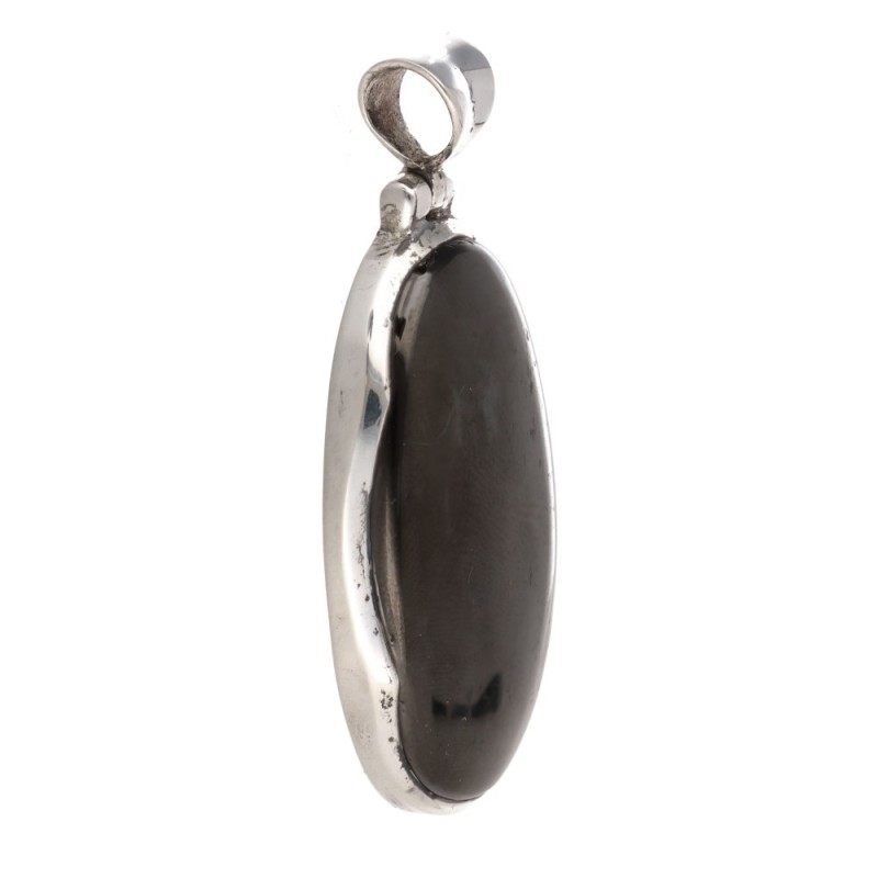 Ciondolo in Shungite in Argento Sterling 925 (63J)