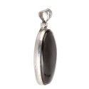 Shungite Pendant in 925 Sterling Silver (70J)