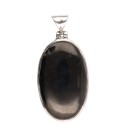 Pendentif Shungite en argent 925 (72J)