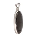 Pendentif Shungite en argent 925 (72J)