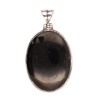 Shungite Pendant in 925 Sterling Silver (74J)