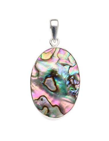 925 Sterling Silver Abalone Pendant