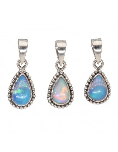 Bohemian Opal Pendant in 925 Sterling...