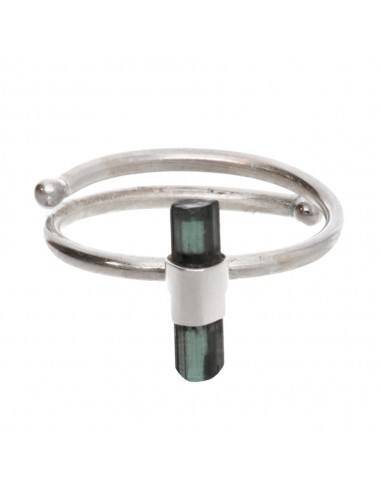 Anillo de Turmalina Azul en Bruto en...