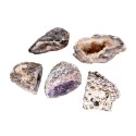 Mini géode d'agate cristallisée de 4x3cm : Vives de la Cortada