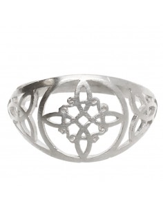 Anillo Nudo de Bruja y Nudo...