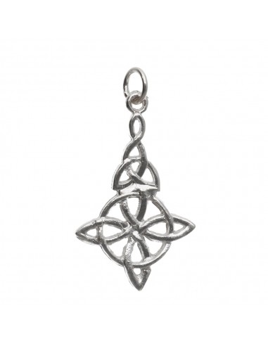Double Witch Knot Pendant in 925...