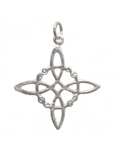 Medium Witch Knot Pendant in Sterling...