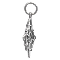 Pendente Nodo di Strega con Lune in Argento Sterling 925