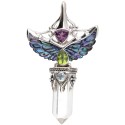 Pendentif Ailes de nacre en argent 925 (28J)