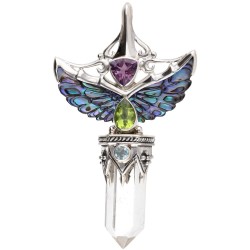 Pendente di Ali in Madreperla in Argento Sterling 925