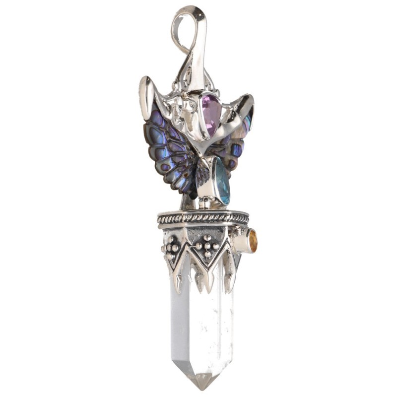 Pendente di Ali in Madreperla in Argento Sterling 925