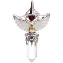 Pendentif Ailes de nacre en argent 925 (29J)