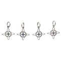 Petit pendentif nœud de sorcière en argent 925