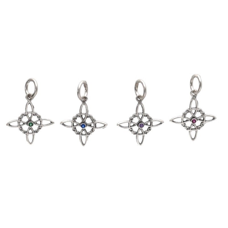 Pendente Nodo di Strega Piccolo in Argento Sterling 925