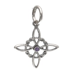 Pendente Nodo di Strega Piccolo in Argento Sterling 925