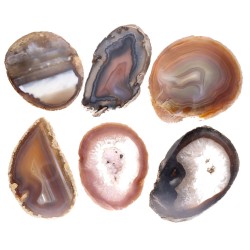 Small Coarse Cut Natural Agate Plate