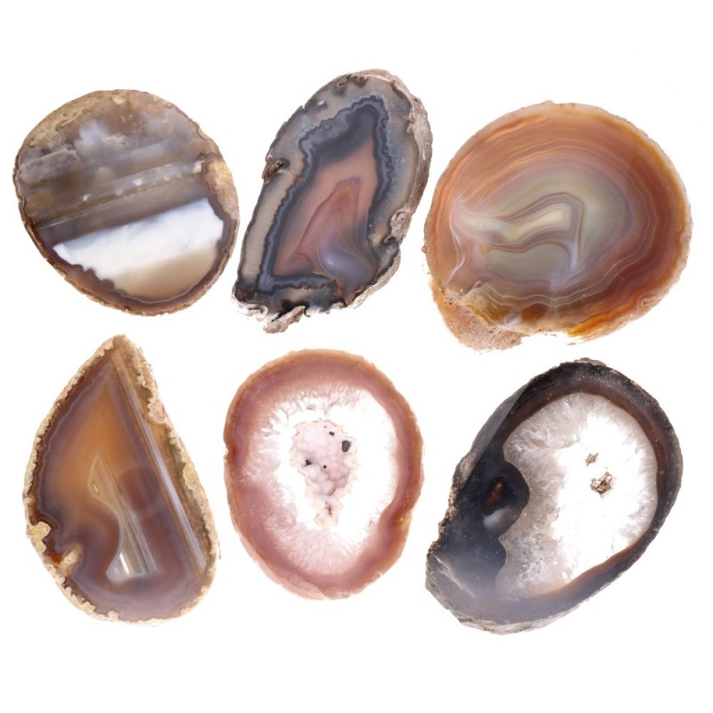 Piastra di Agata Naturale Piccola Taglio Grosso