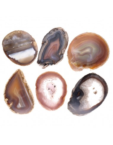 Small Coarse Cut Natural Agate Plate