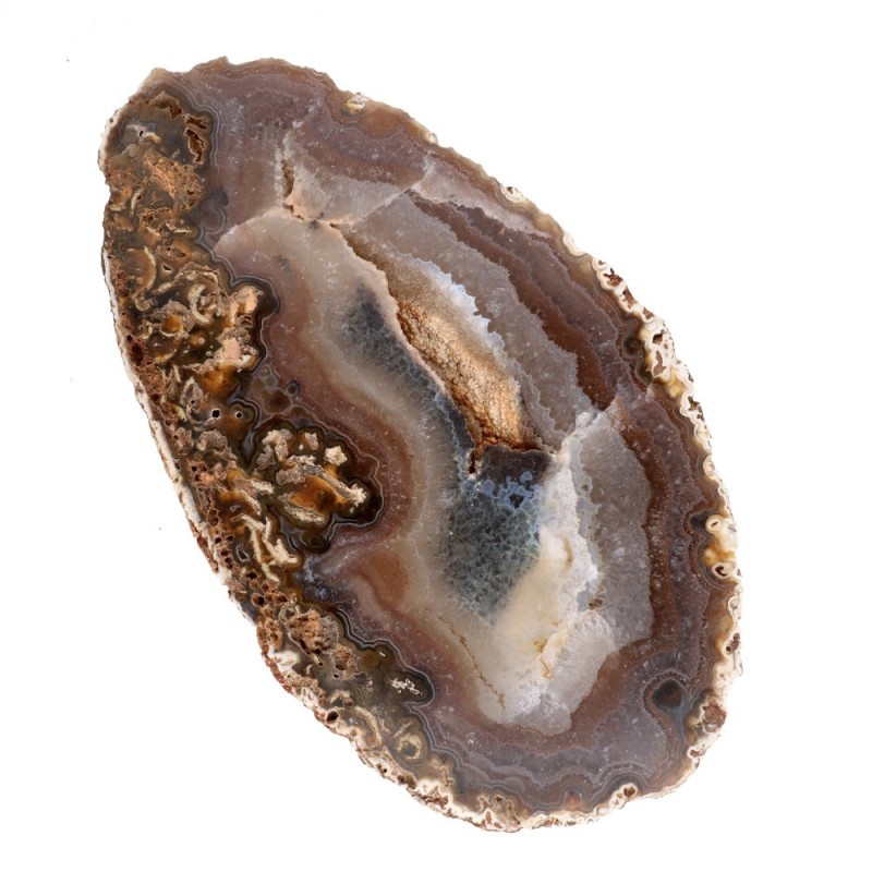Piastra di Agata Naturale Media Taglio Grosso