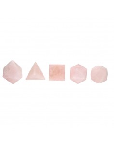 Large Rose Quartz Platonic...