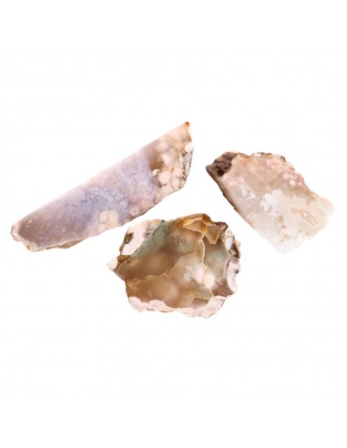 Agate polie Fleur de cerisier Face