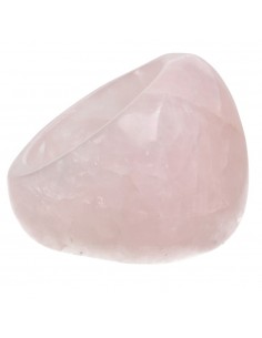Anello spesso in quarzo rosa