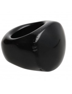 Anello spesso di ossidiana
