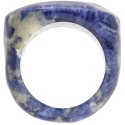 Anel de sodalite espesso