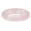 Anel de quartzo rosa