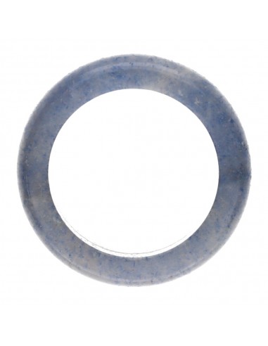 Bague en quartz bleu