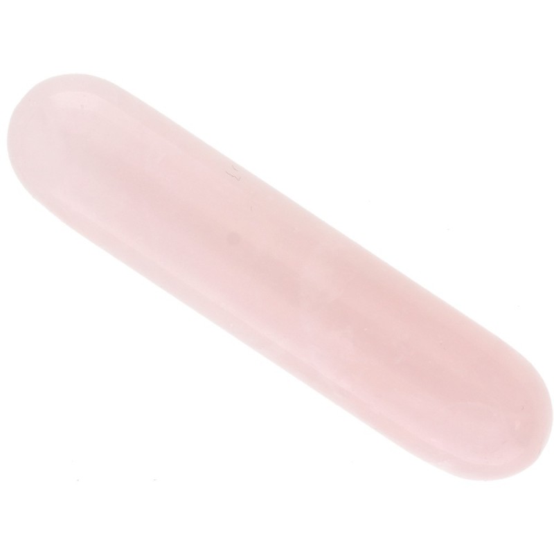Massaggiatore Doppio in Quarzo Rosa Piccolo