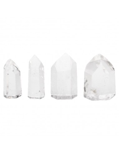 Pointes de quartz poli