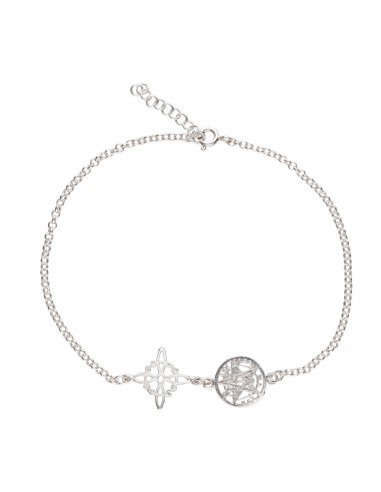 Bracelet de cheville en argent 925...